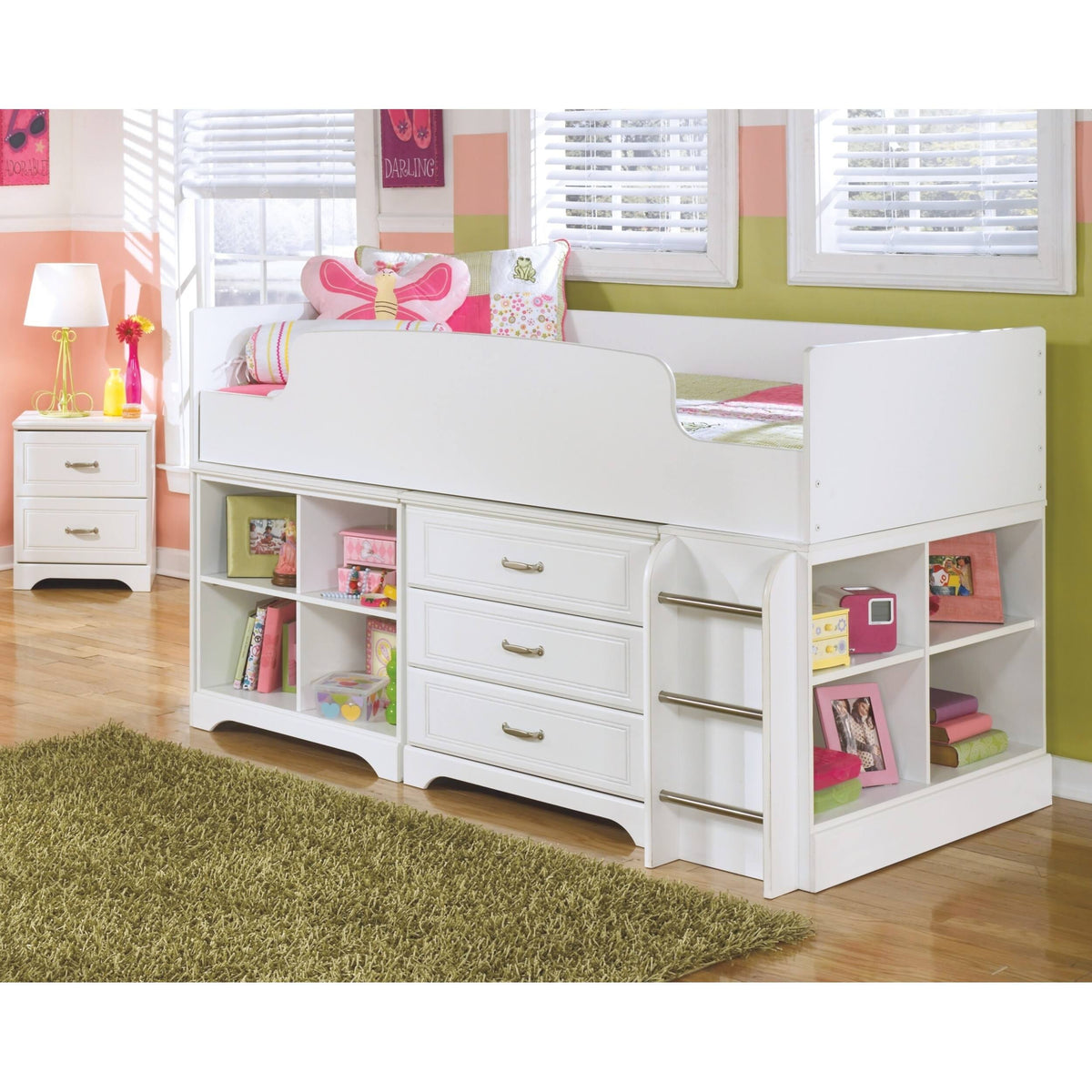 White Bin Storage W1717
