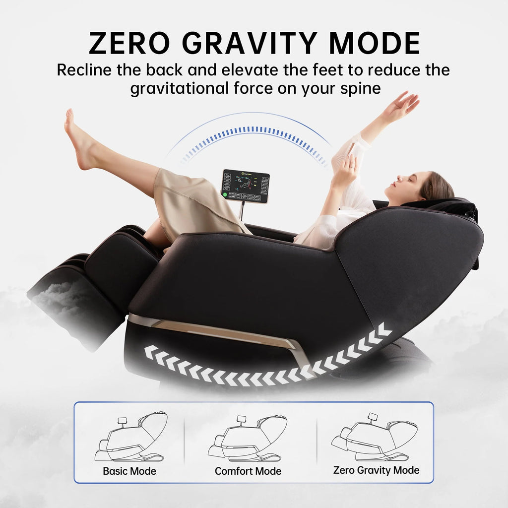 Black Zero Gravity Electric Massage Chair V807513