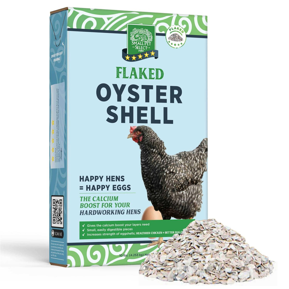 Flaked Oyster and Seashell Pet Supplies K2123