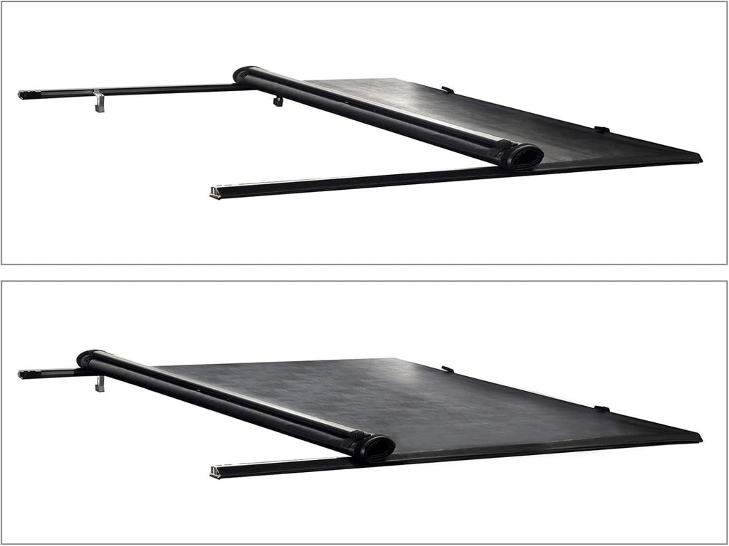 Soft Roll-Up Tonneau Cover for Chevy Silverado GMC Sierra 1500 2500HD 3500HD Fleetside Bed Z750