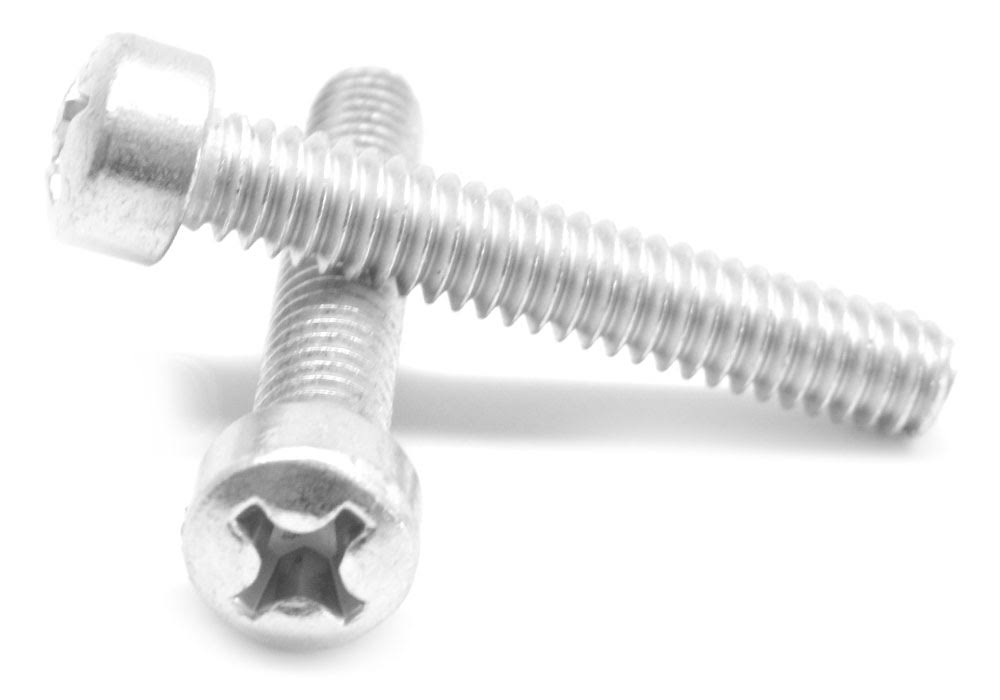 1/4-20 x 2 1/2 Coarse Thread Machine Screw Phillips Fillister Head Low Carbon Steel Zinc Plated M285094