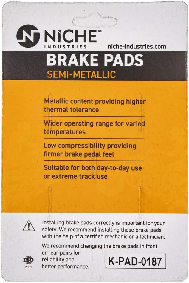 Brake Pad Set Semi-Metallic 4 Pack L817
