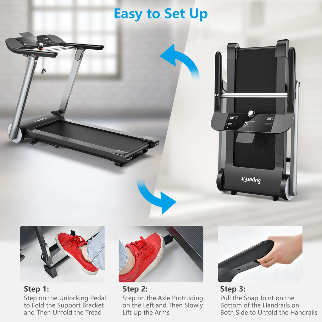 Folding Electric Treadmill J5691
