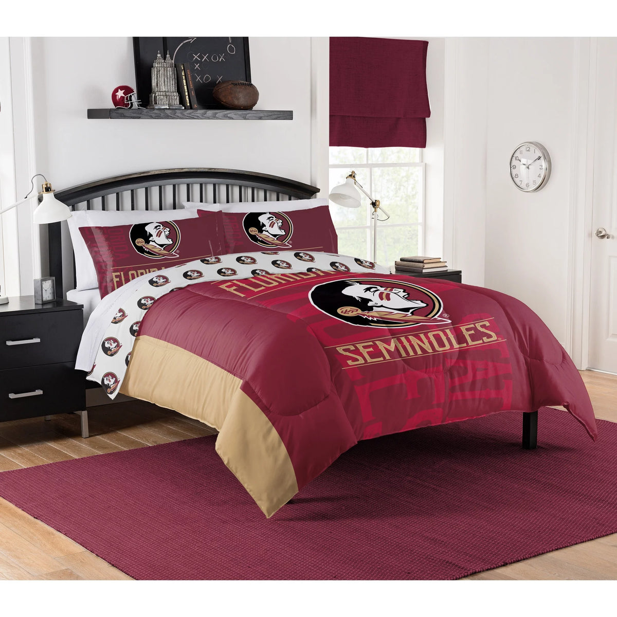 Full Queen 3 Piece Polyester Comforter Set J63802