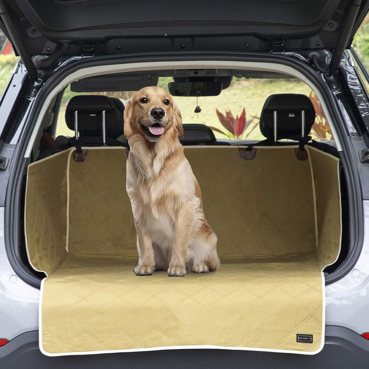 Khaki Pack of 2 SUV Cargo Liner for Dogs O969